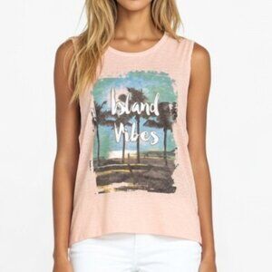 🌴 Vintage Havana Peach Island Vibes Graphic Tank. Size M